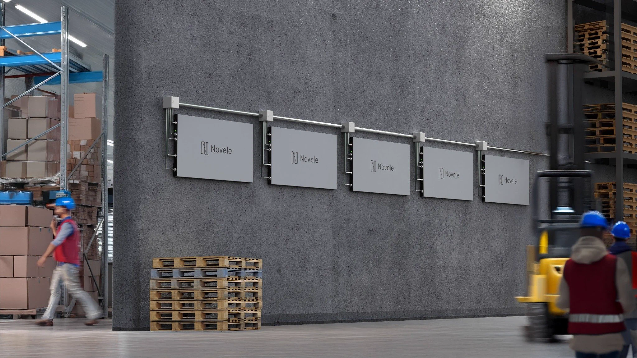 EnergyBoard warehouse installation array